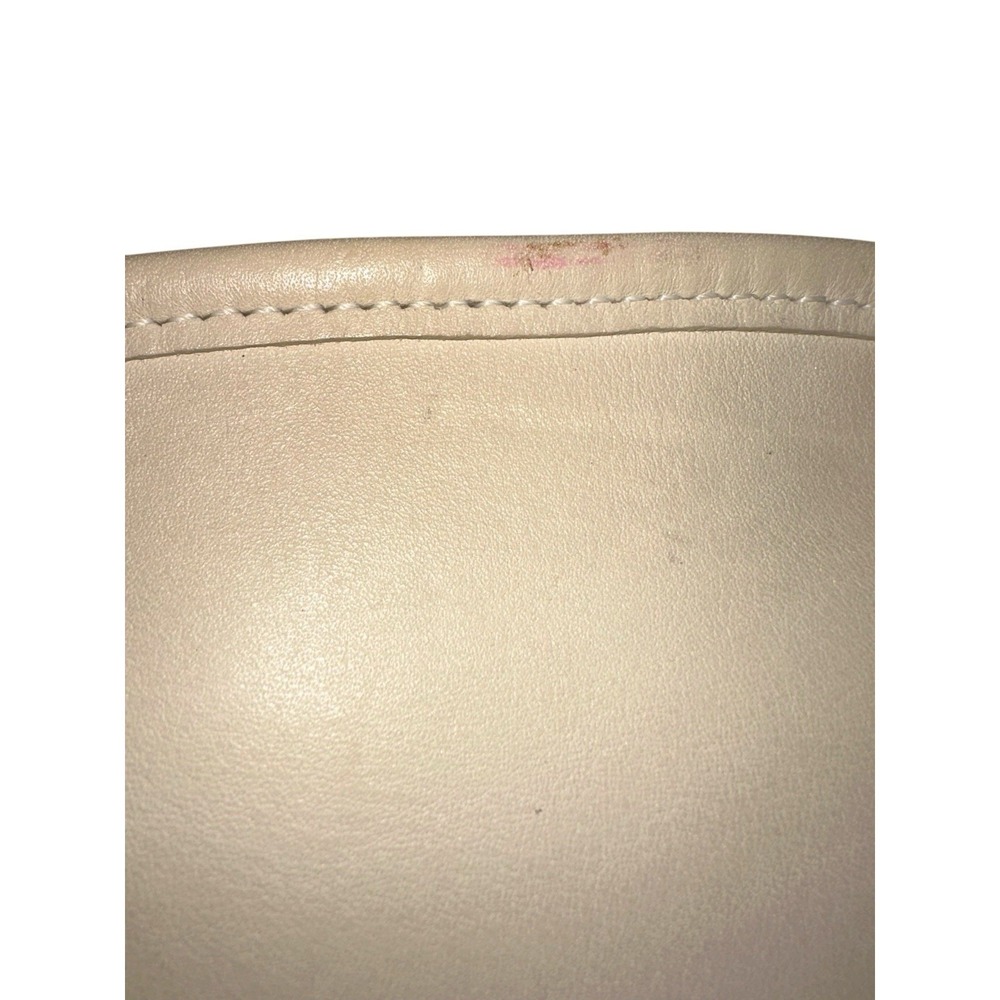 Vintage Coach Shoulder Bone Cream Leather ABBIE ZIP Boho Going Out Old Money - Picture 8 of 9